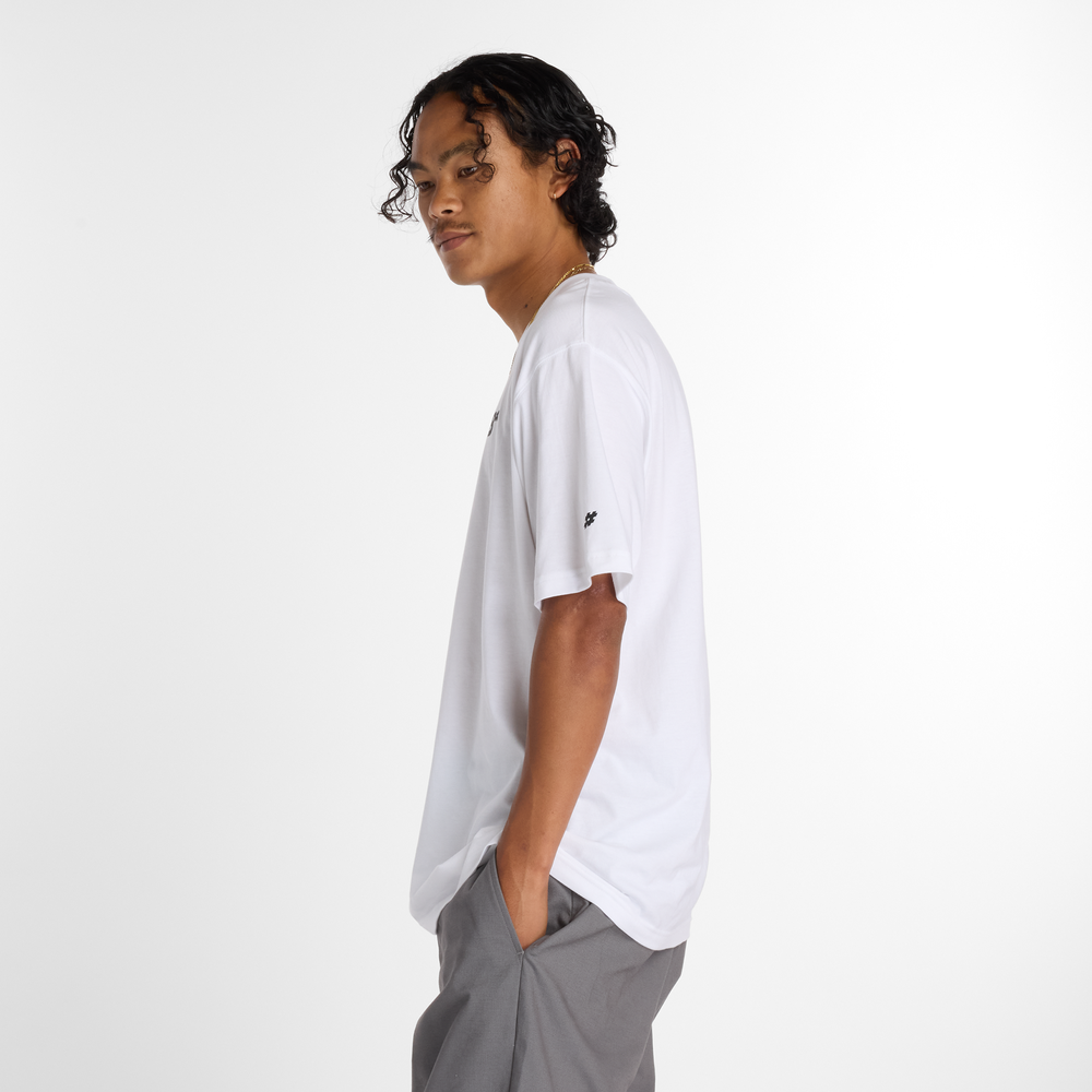 Pánské tričko New Balance Numeric MT53706WT – bílé