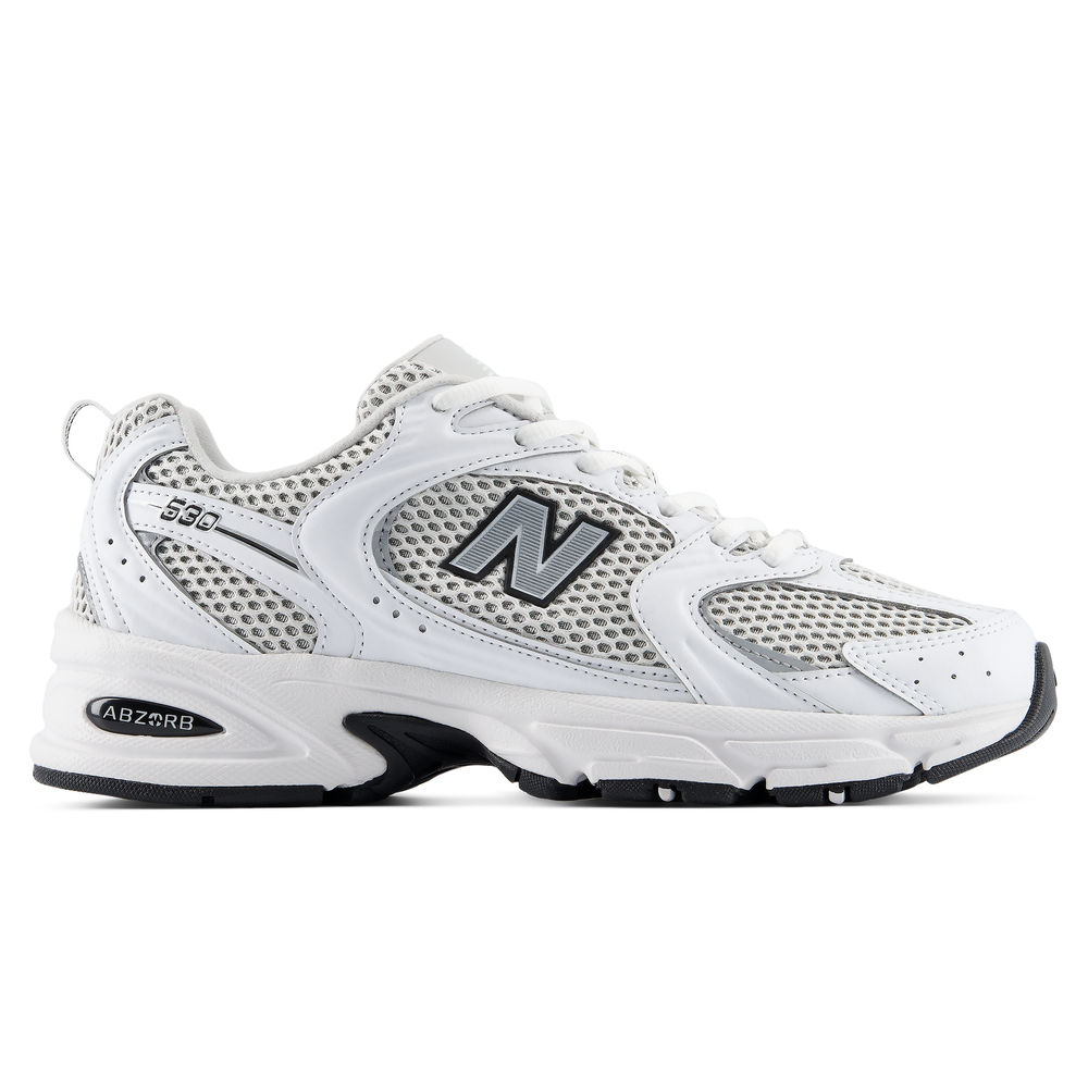 Unisex boty New Balance U530KLB – bílé