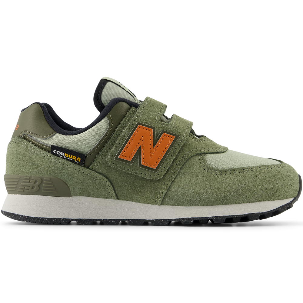 Dětské boty New Balance PV574SOF – zelené