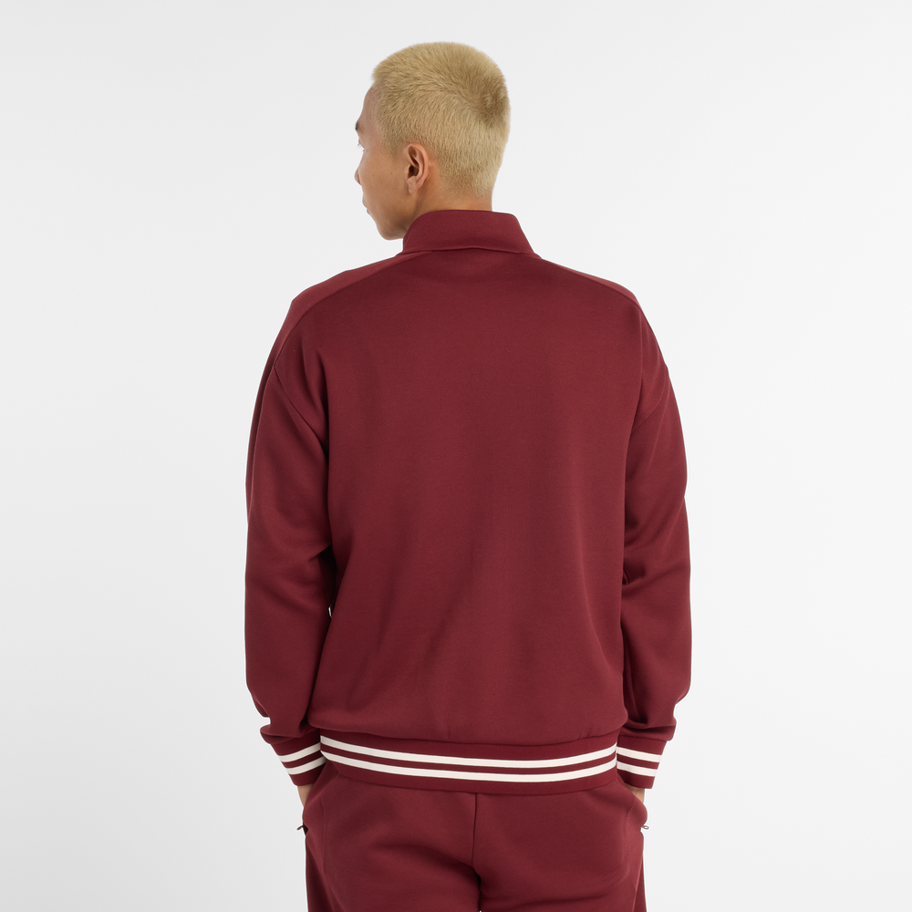 Pánská mikina New Balance MJ53502MHB – bordó