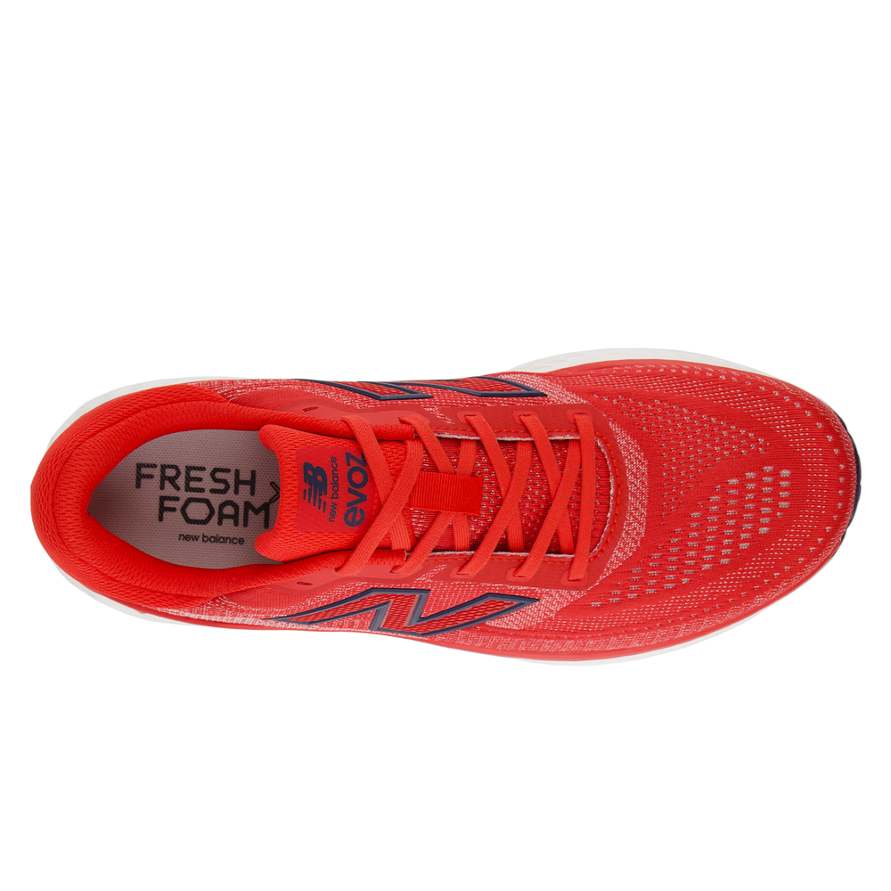 Pánské boty New Balance Fresh Foam Evoz v4 MEVOZ5JB – červené