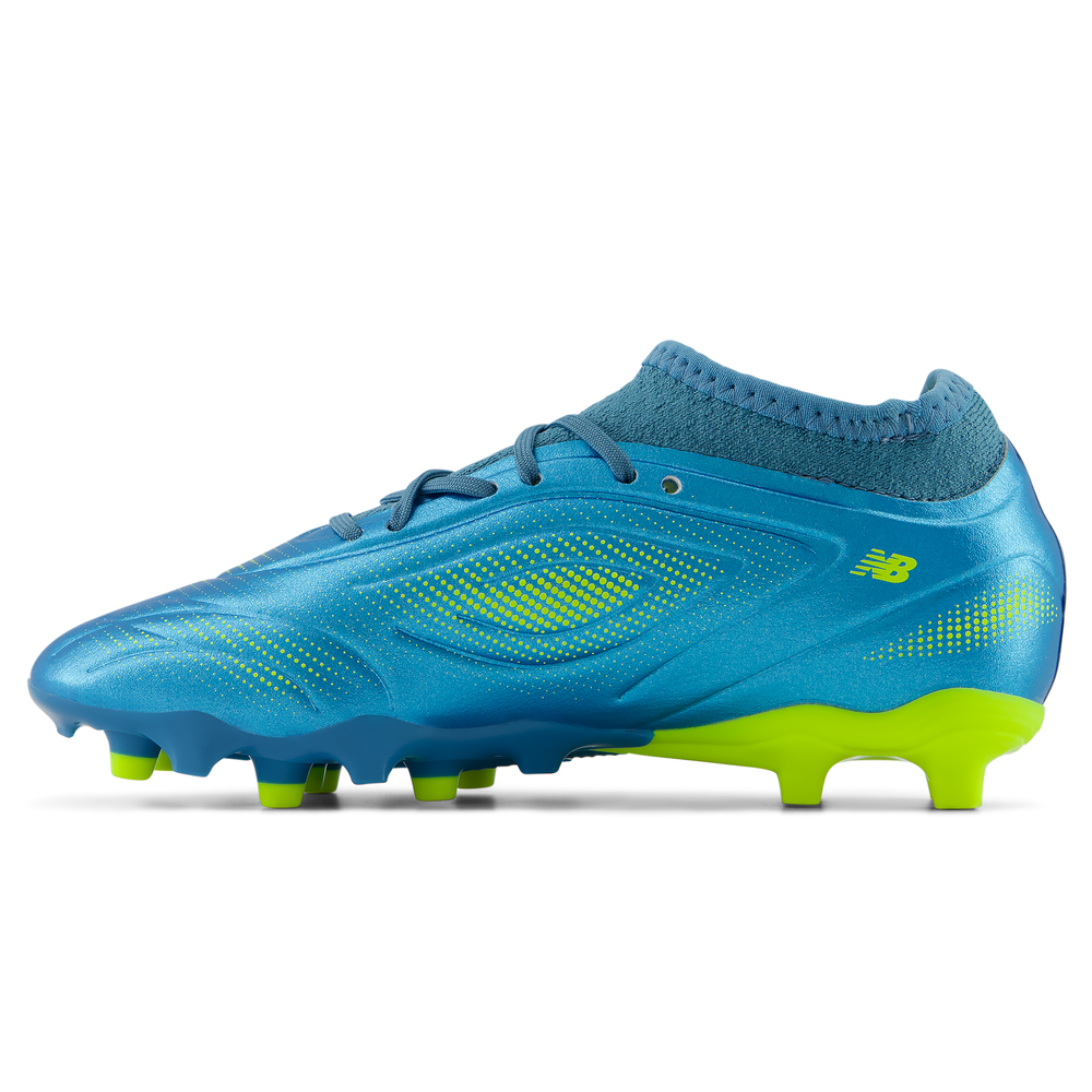 Dětské kopačky New Balance TEKELA TEAM LOW JNR FG V5 YT3FL1NM – modré