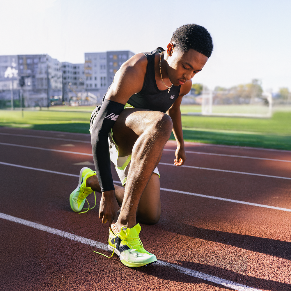 Atletické tretry New Balance FuelCell SuperComp MD-X v3 UMDELRSU – zelené