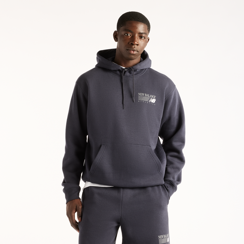 Pánská mikina New Balance MT62E6VJDNT – šedé