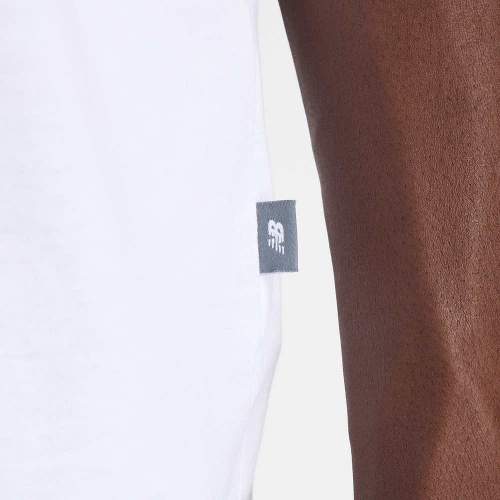 Pánské tričko New Balance MT61L3FMWT – bílé
