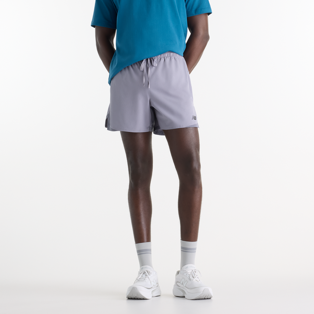 Pánské šortky New Balance MB6180TAOFG – šedé