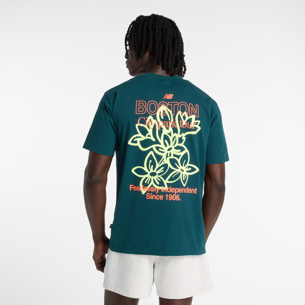 Pánské tričko New Balance MT61T0QMAAV – zelené