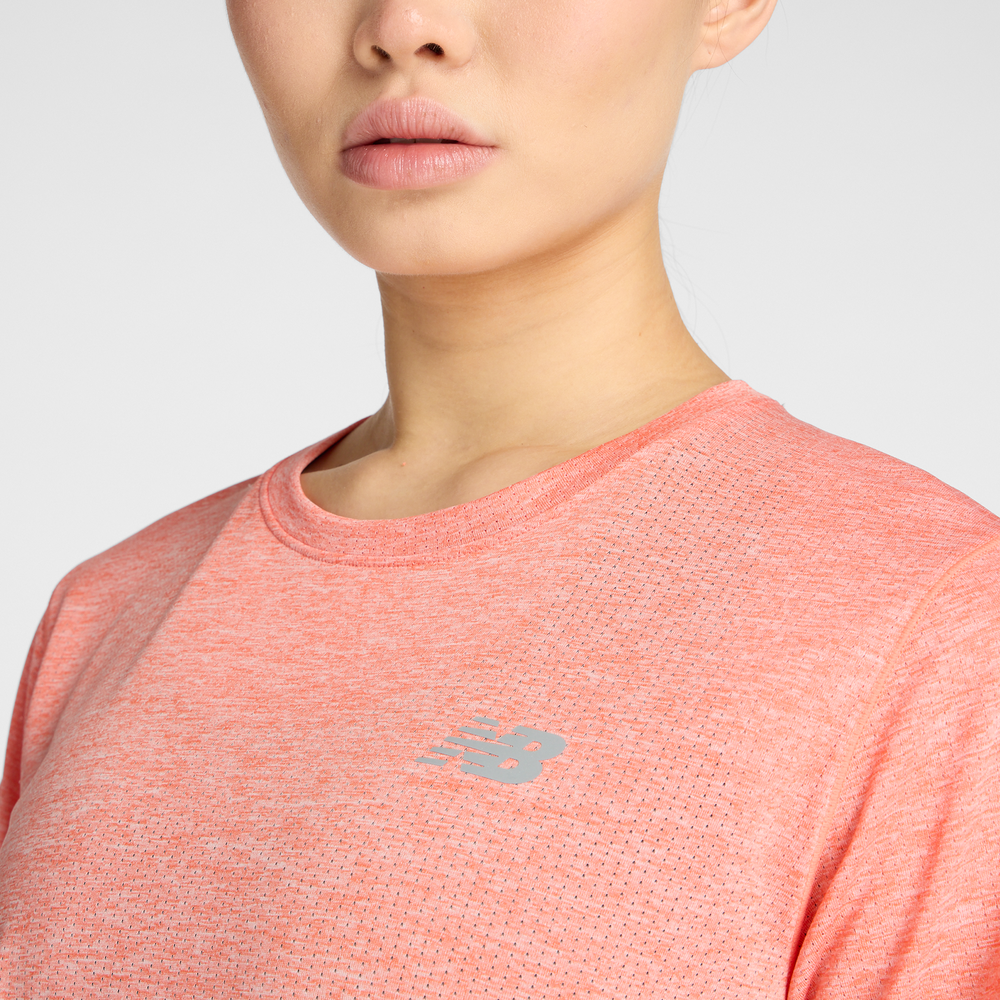 Dámské tričko New Balance WT41253FLE – oranžová