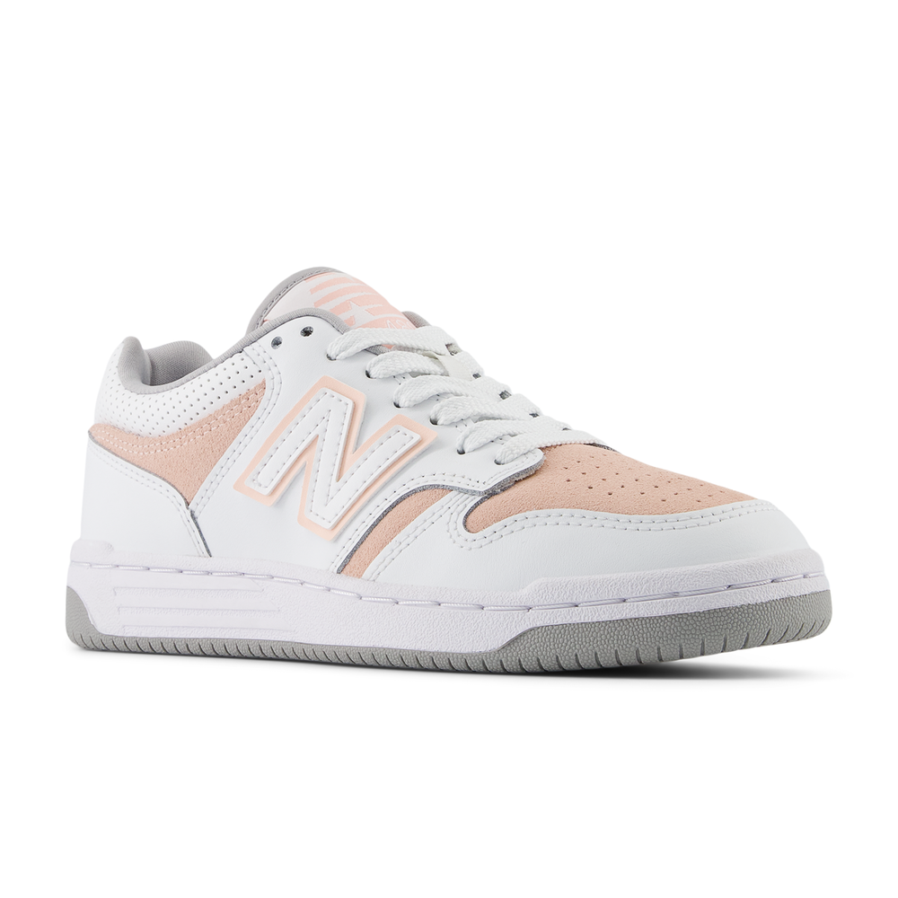 Dětské boty New Balance GSB480VP – bílé