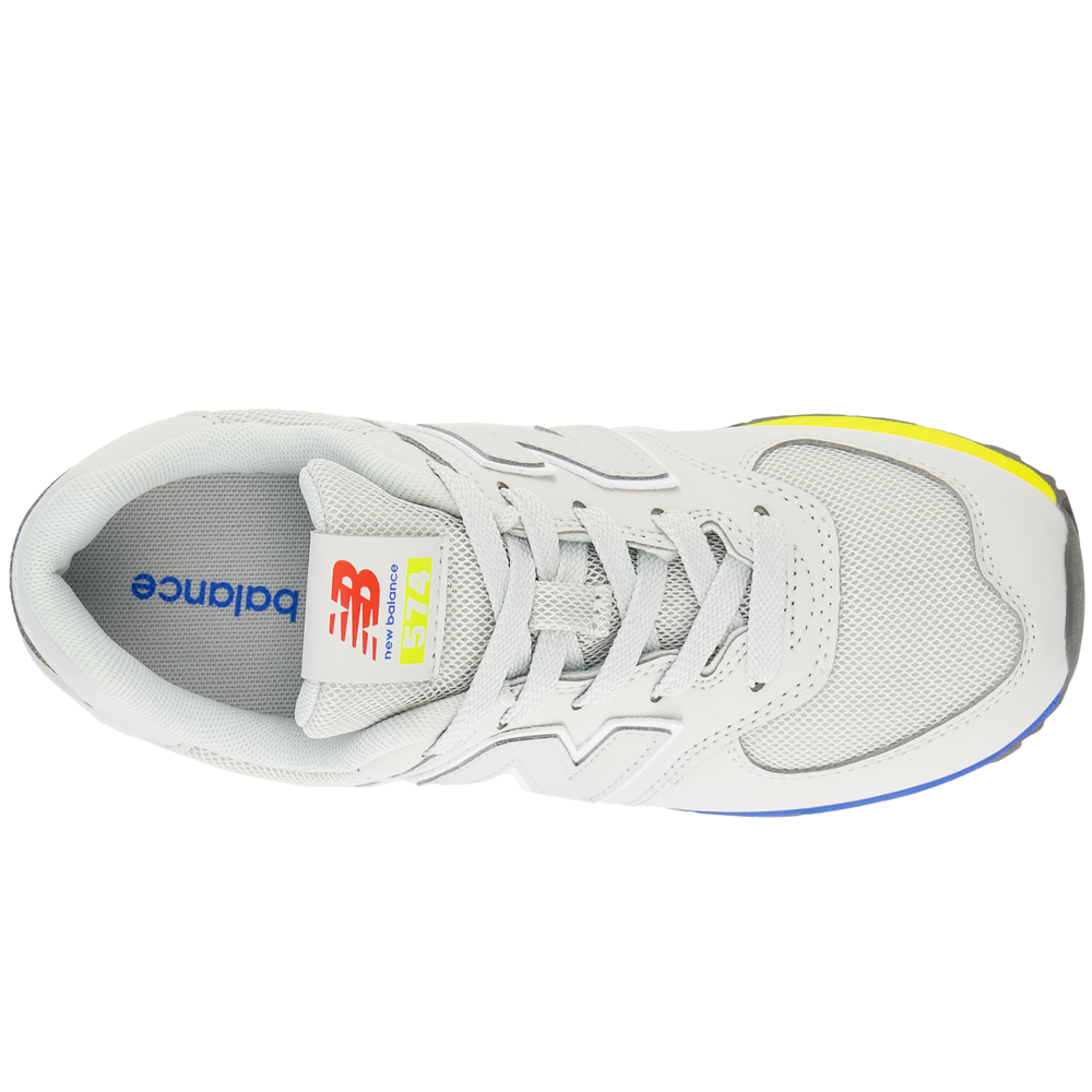 Dětské boty New Balance GC574MSC – šedé