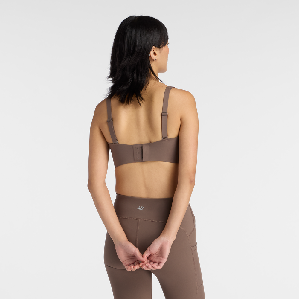 Sportovní podprsenka New Balance WB51052ABP – hnědý