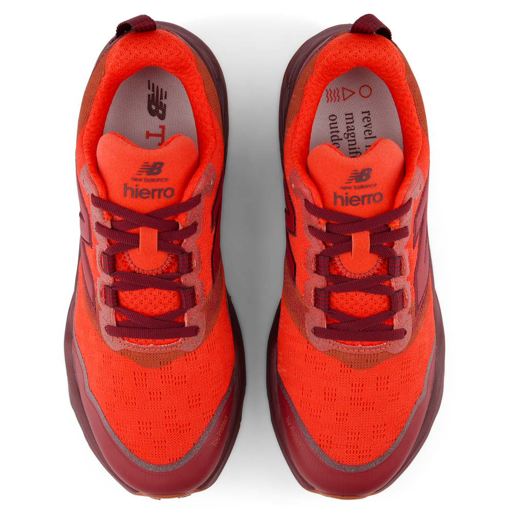 Pánské boty New Balance Fresh Foam X Hierro v9 MHIER76S – červené