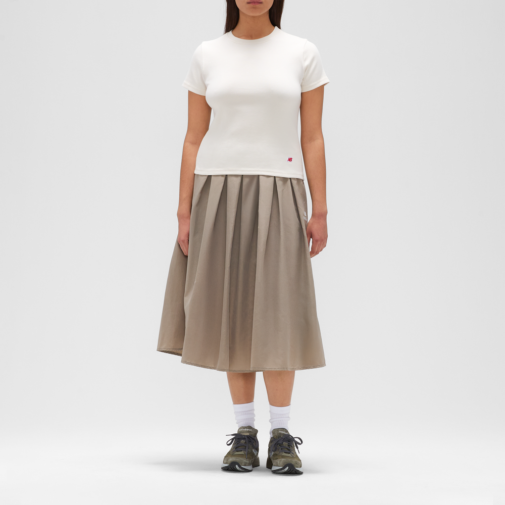 Dámské tričko New Balance MADE in USA WT53561LIN – béžové