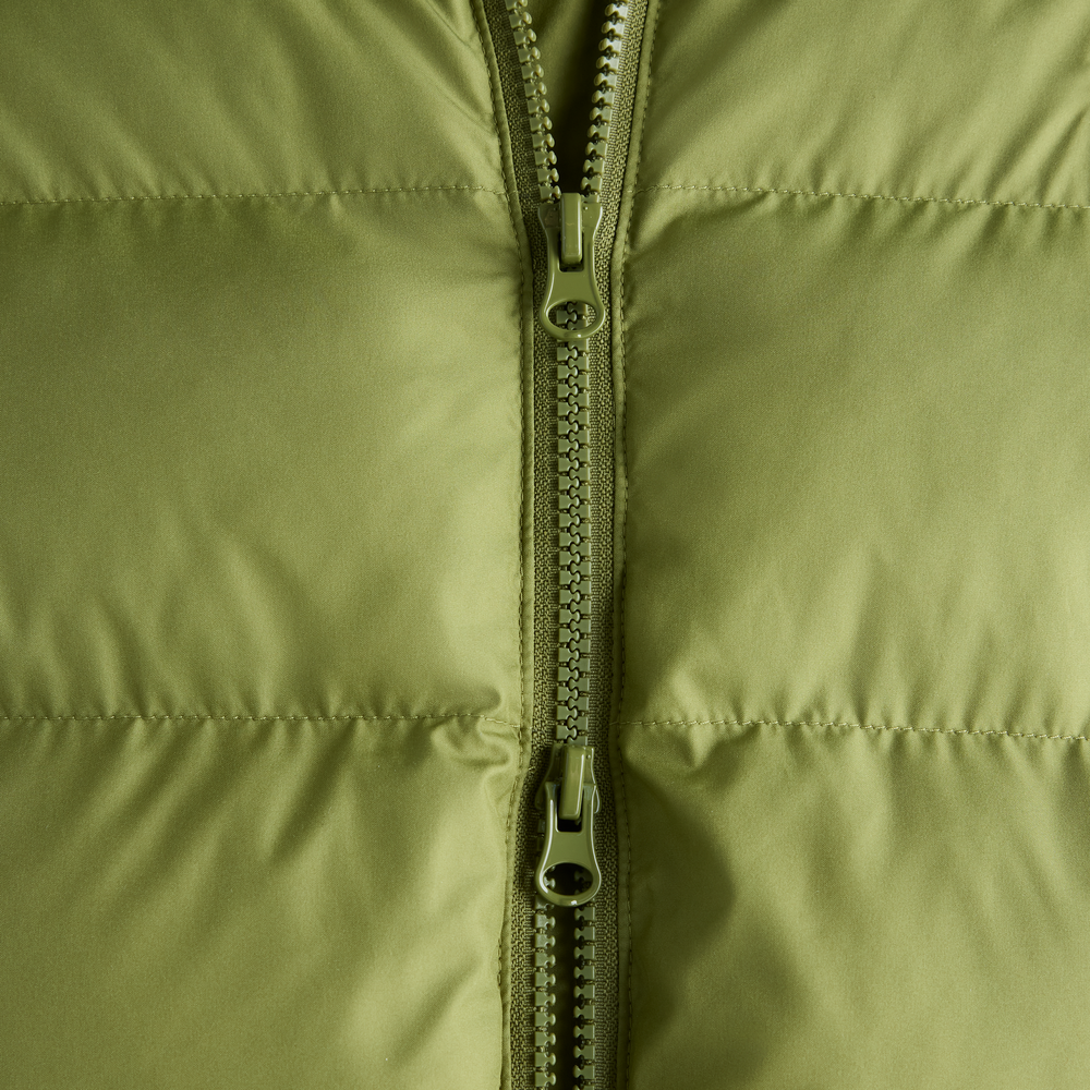 Pánská bunda New Balance Boston Puffer – zelené