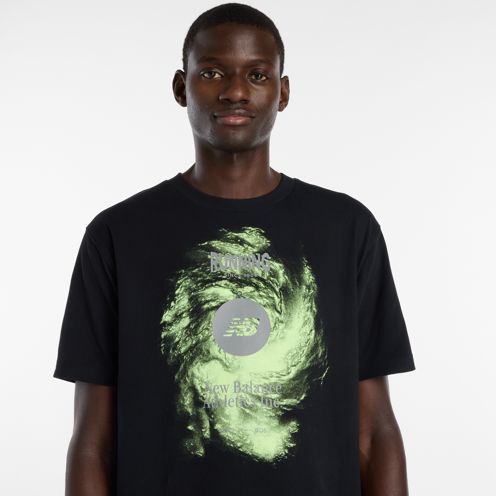 Pánské tričko New Balance MT6164W1BK – černé