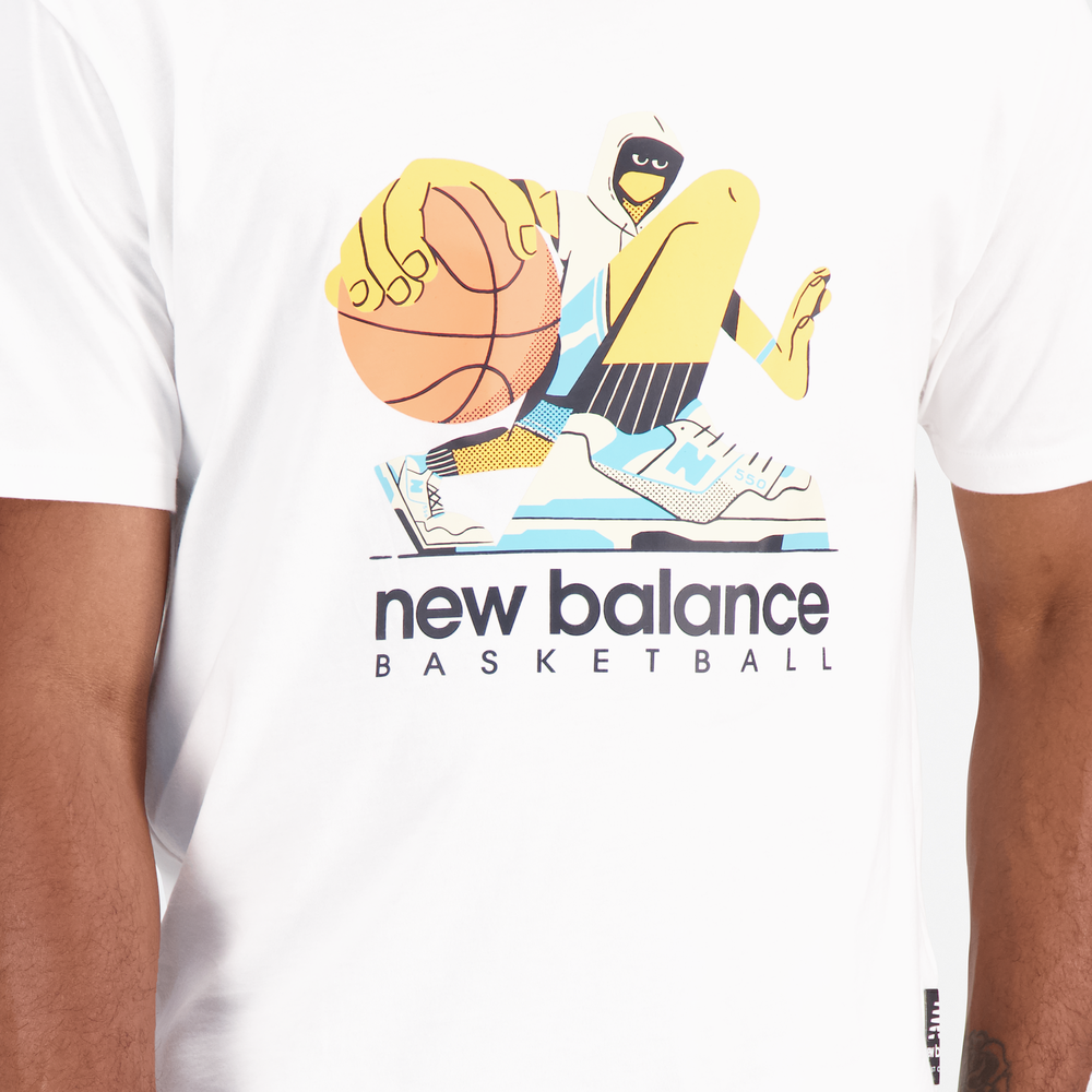 Pánské tričko New Balance MT31589WT – bílé