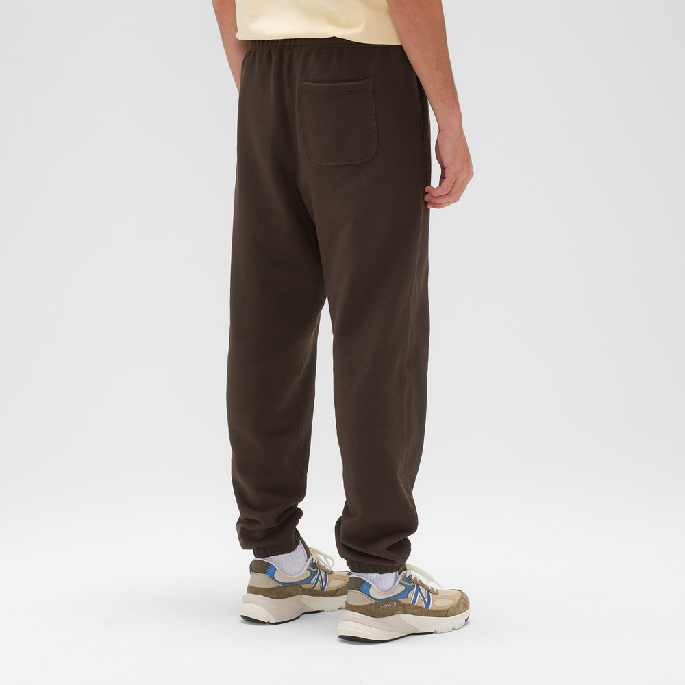 Pánské kalhoty New Balance MADE in USA MP43547RHE – hnědý