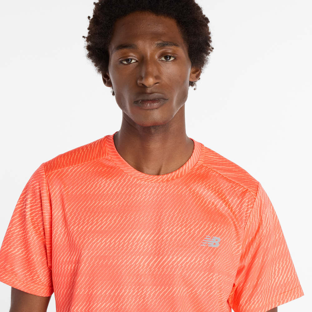 Pánské tričko New Balance MT53217URR – oranžová