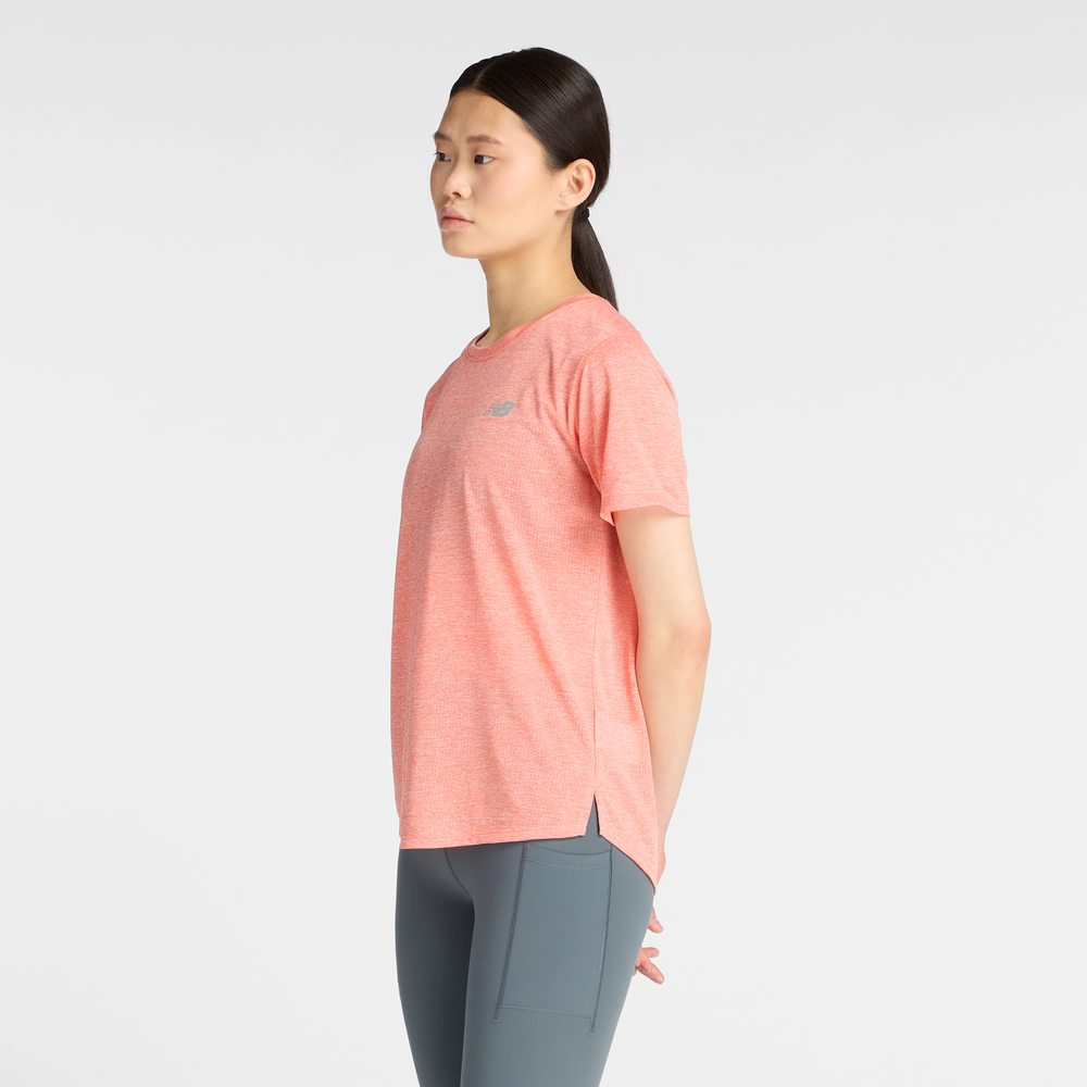 Dámské tričko New Balance WT41253FLE – oranžová