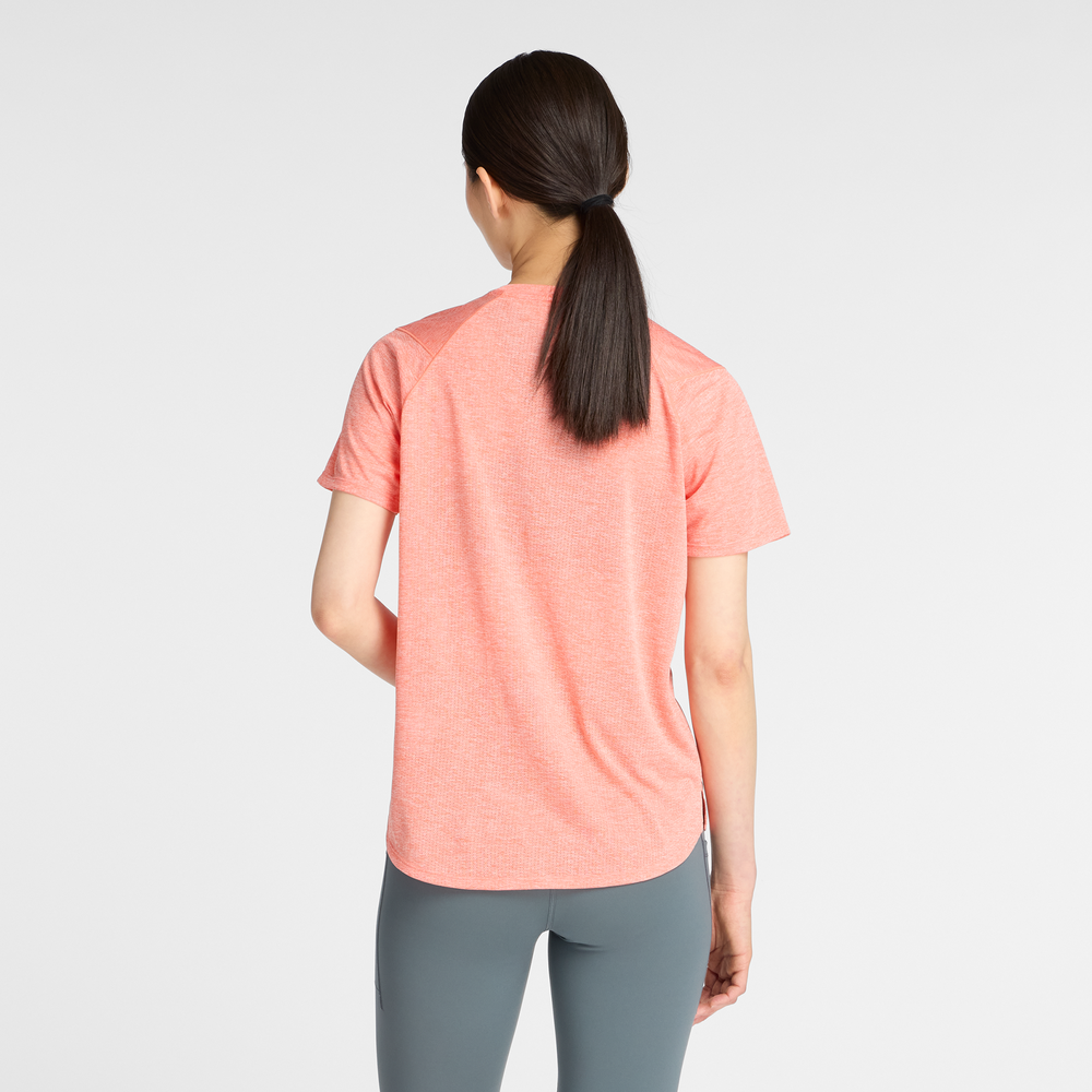 Dámské tričko New Balance WT41253FLE – oranžová