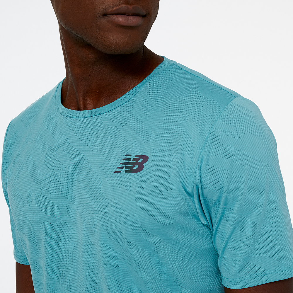 Pánské tričko New Balance MT23281FAD – modré