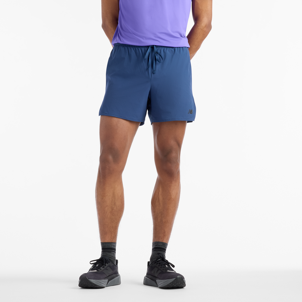 Pánské šortky New Balance MB6180TANNY – modré