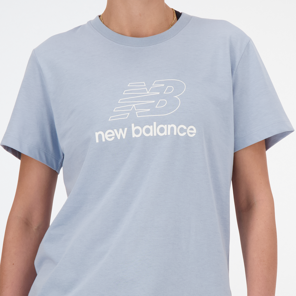 Dámské tričko New Balance WT41816LAY – modré
