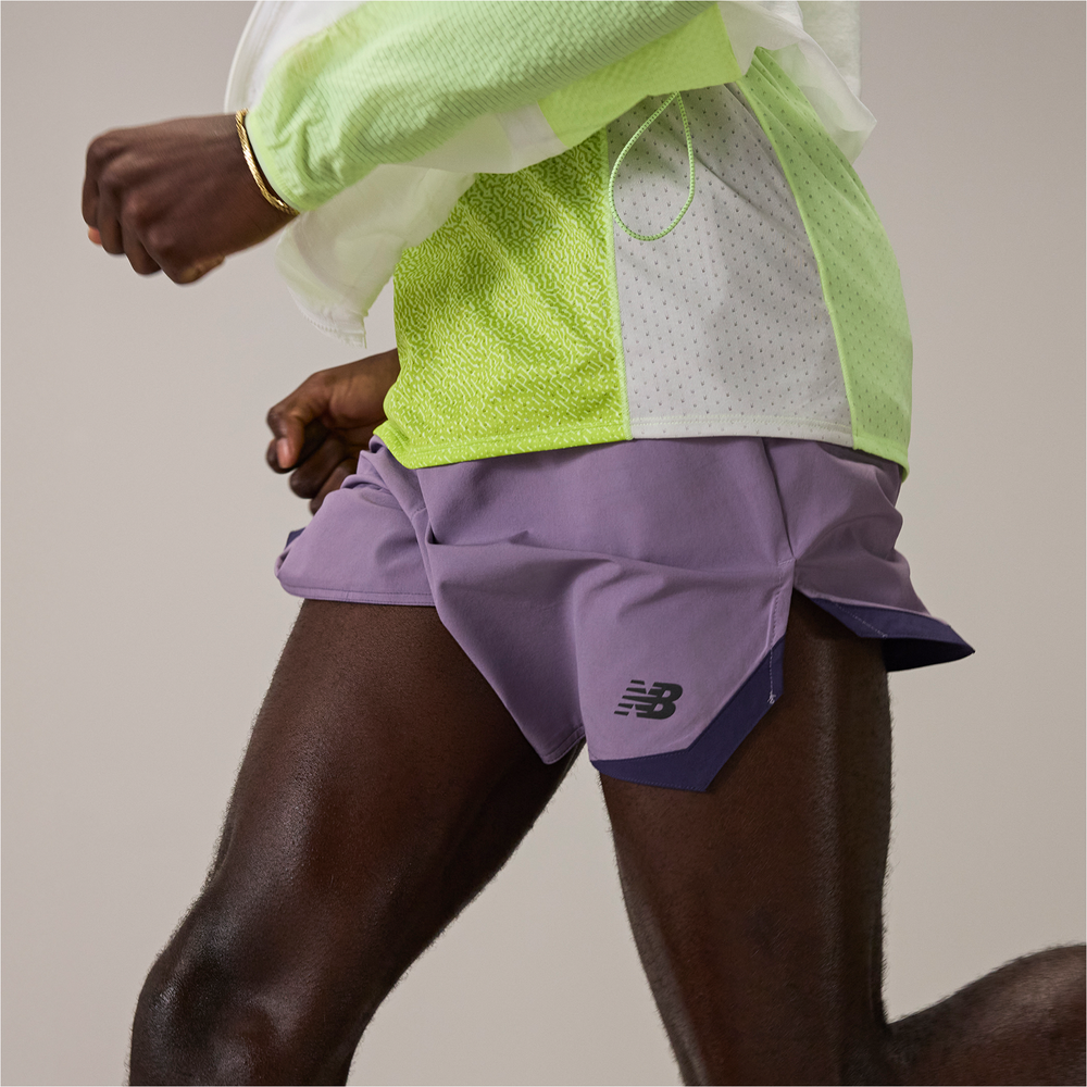 Pánské šortky New Balance MB6180TAAA5 – fialové