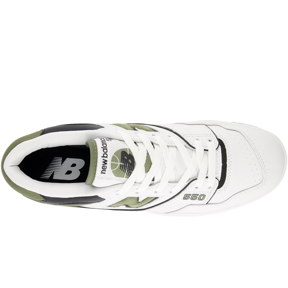Unisex boty New Balance BB550DOB – bílé
