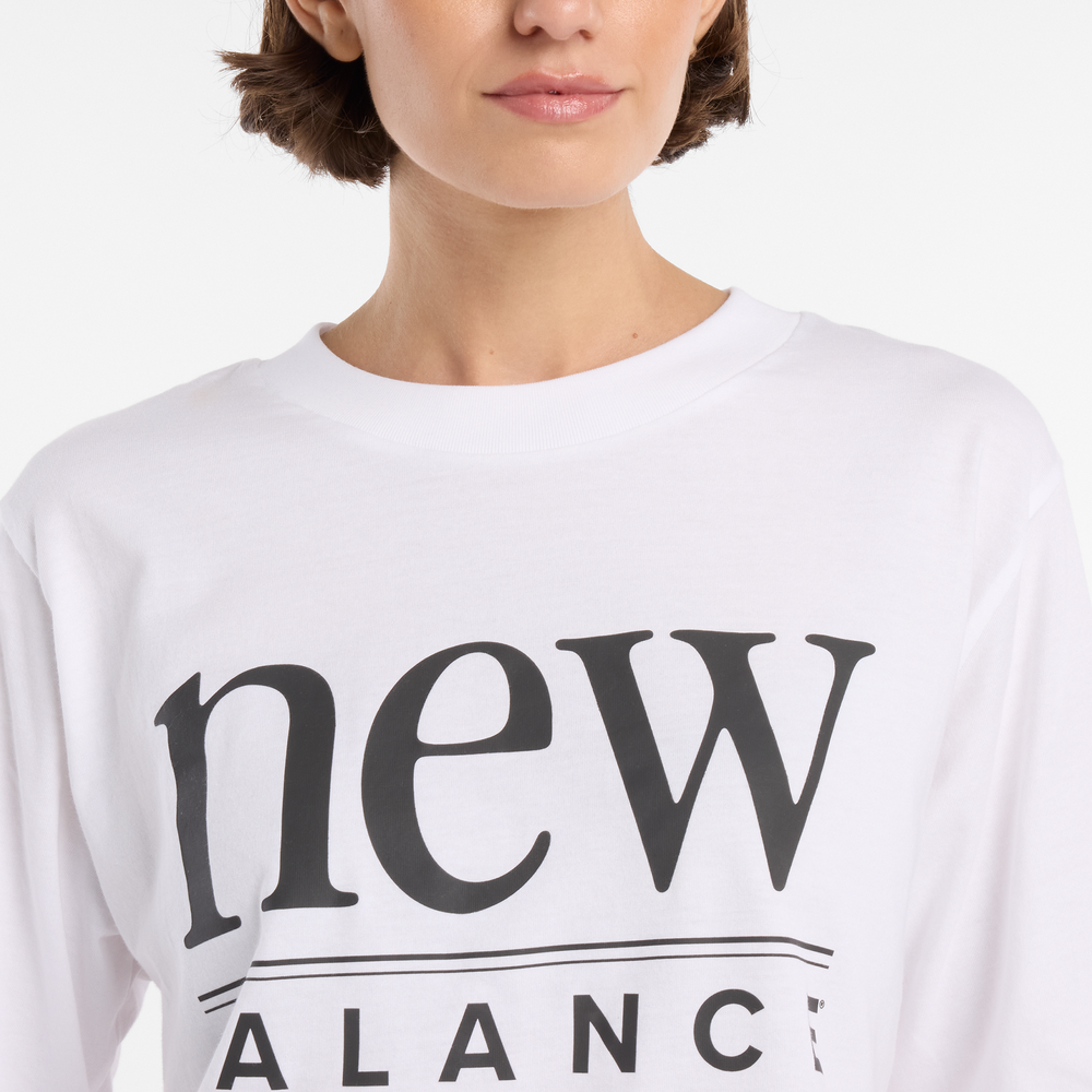 Dámské tričko New Balance WT61V5OPWT – bílé