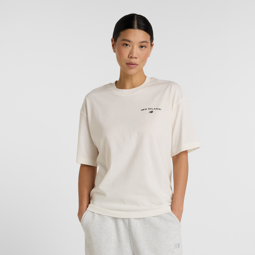 Dámské tričko New Balance WT51529SST – bílé