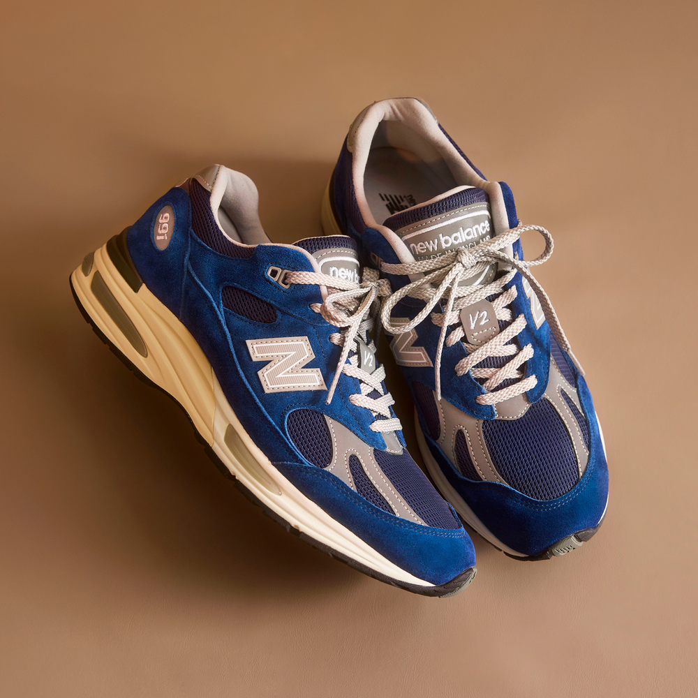Unisex boty New Balance U991VB2 – tmavomodrá