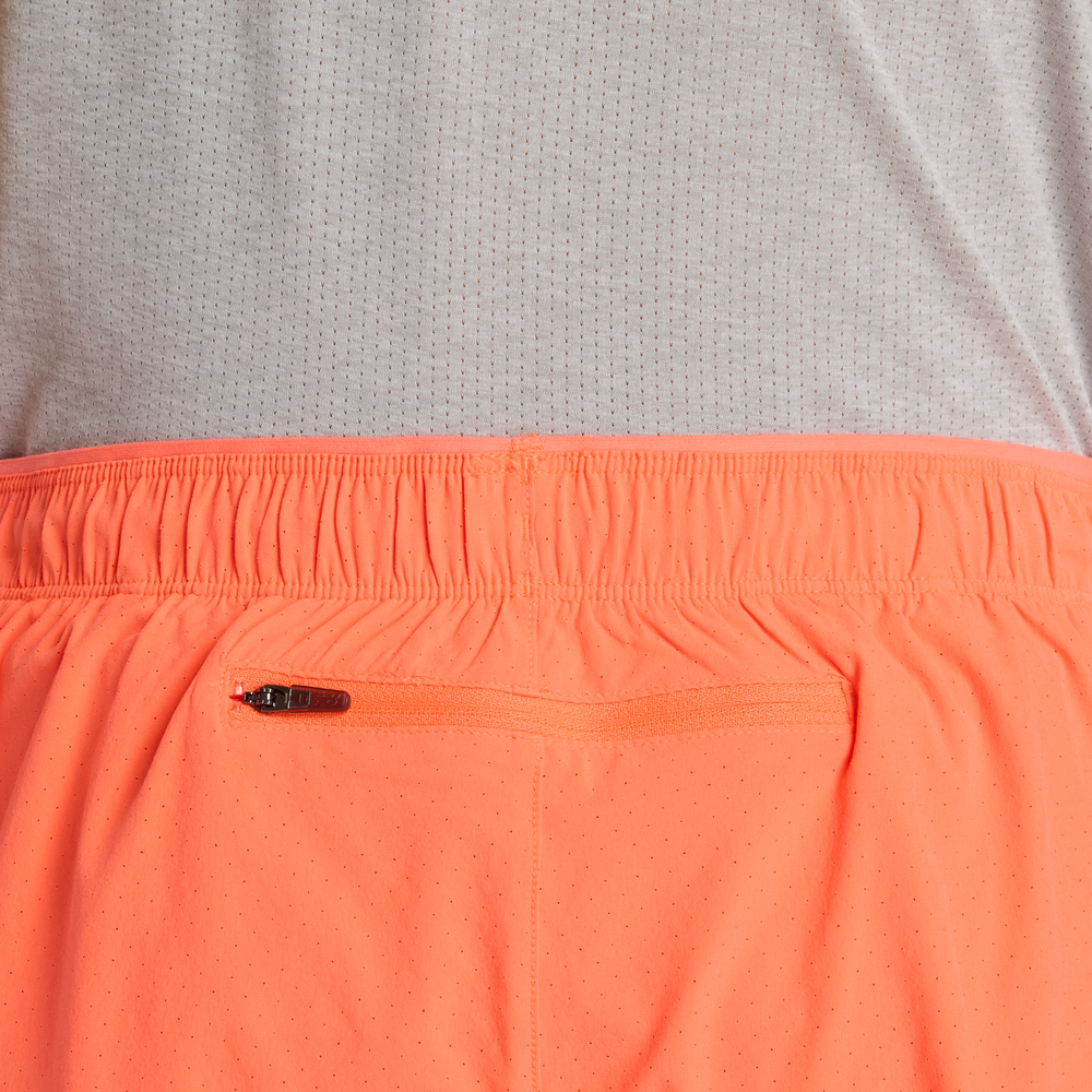 Pánské šortky New Balance MS41286AAE – oranžová