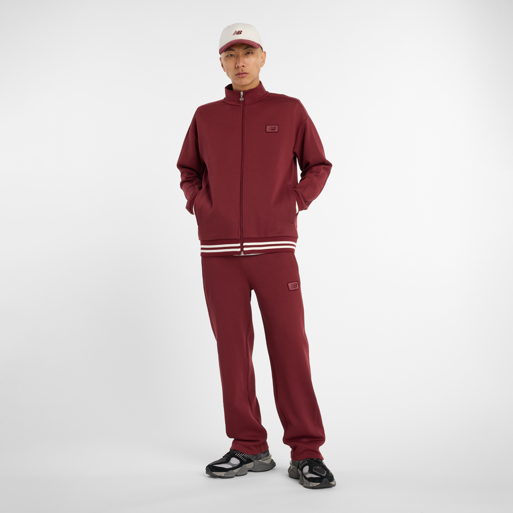 Pánská mikina New Balance MJ53502MHB – bordó