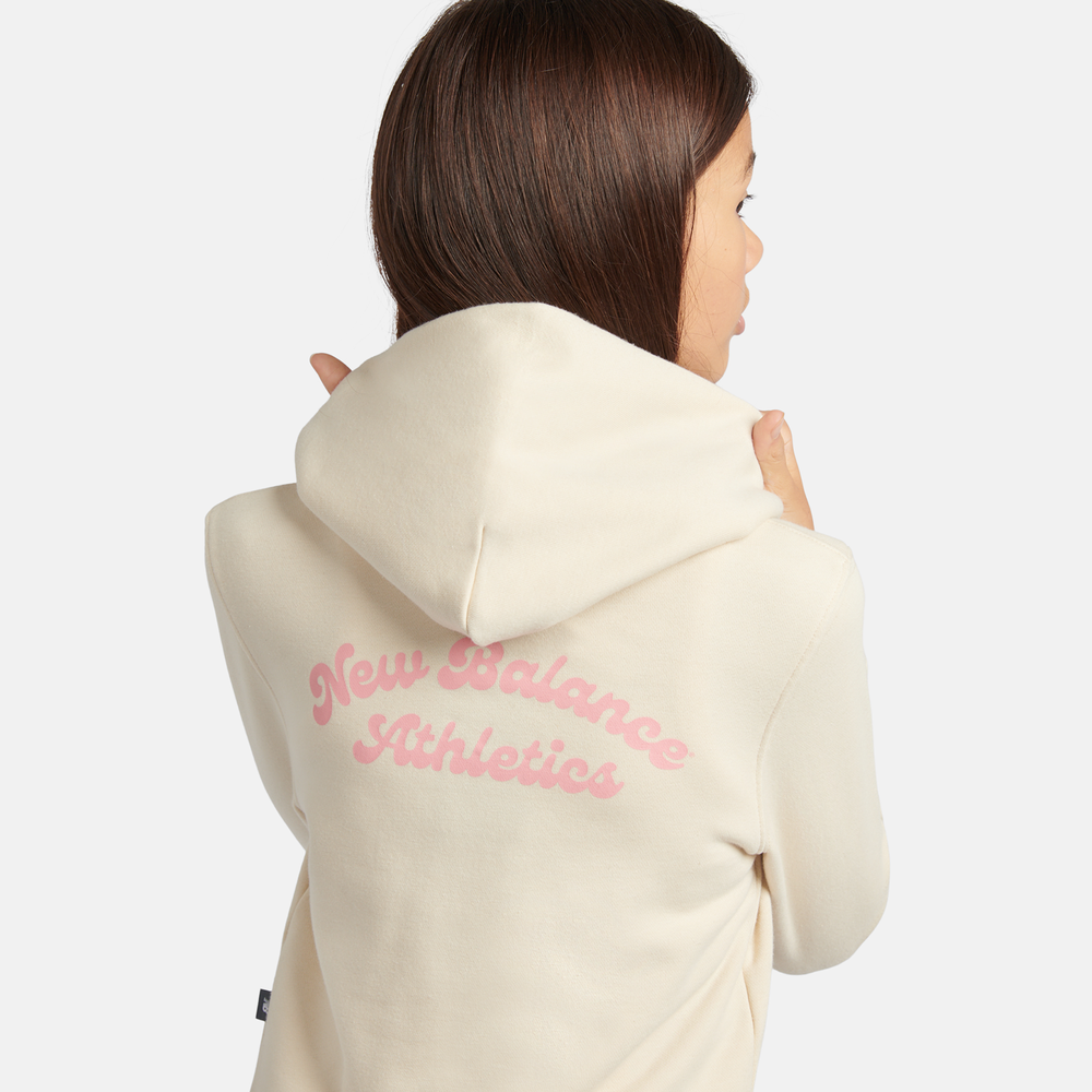 Dětská mikina New Balance YT61P93CLIN – béžové