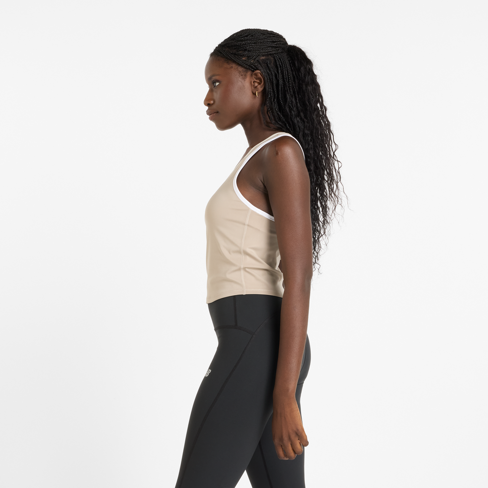 Dámské tričko New Balance WT51401ADS – béžové