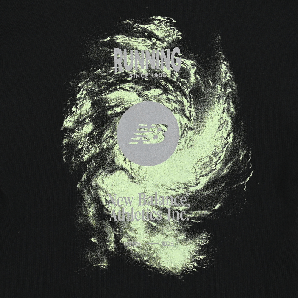 Pánské tričko New Balance MT61H4CYBK – černé