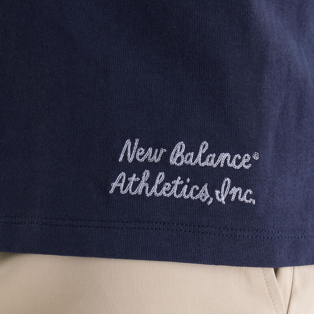 Pánské tričko New Balance Sport Legacy – tmavomodrá