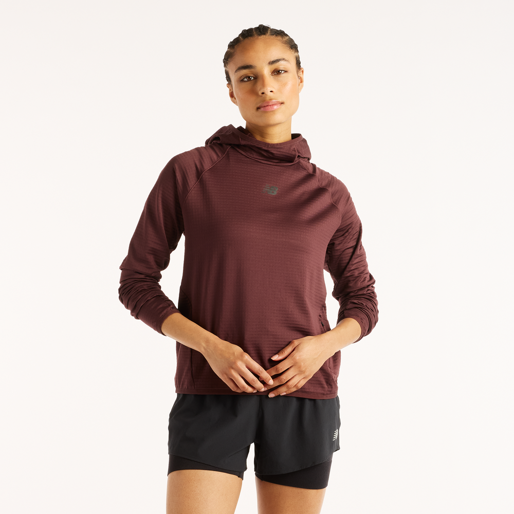 Dámská mikina New Balance WT62330XYLR – bordó