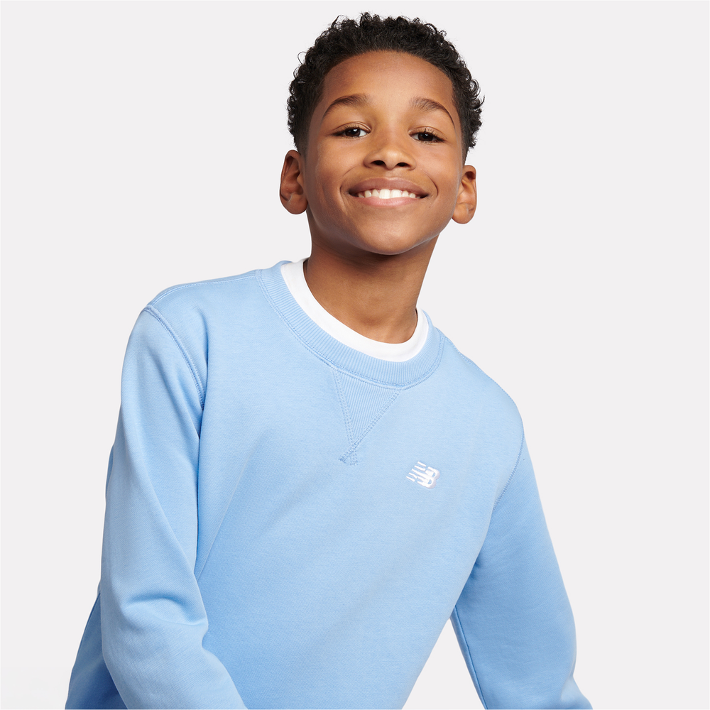 Dětská mikina New Balance LAKB0055ELE – modré