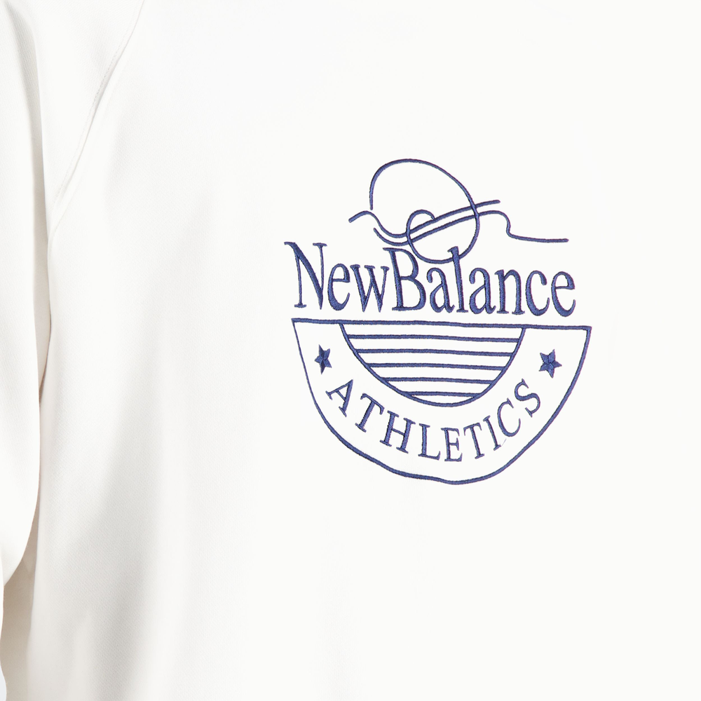 Pánská mikina New Balance MT33506SST – bílé