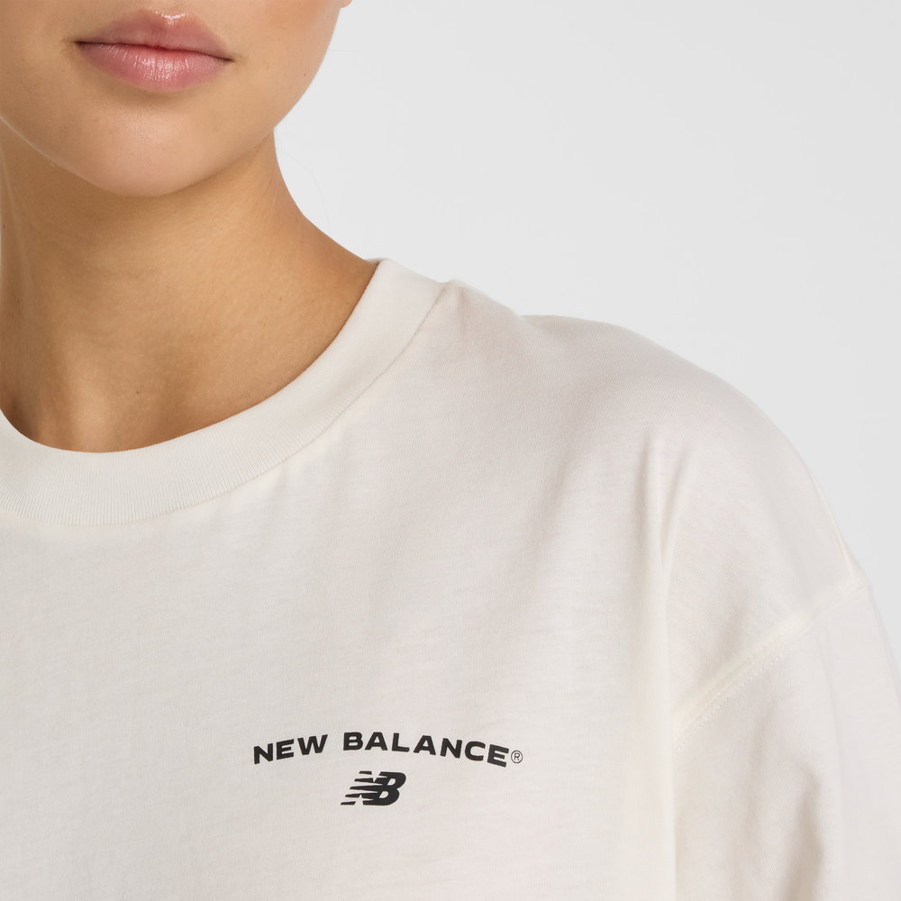Dámské tričko New Balance WT51529SST – bílé