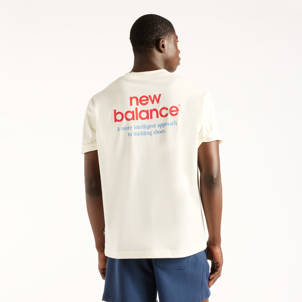 Pánské tričko New Balance Intelligent – béžové