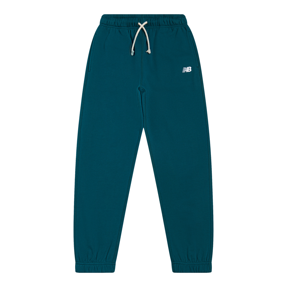 Dětské kalhoty New Balance LAKB0060AAV – zelené