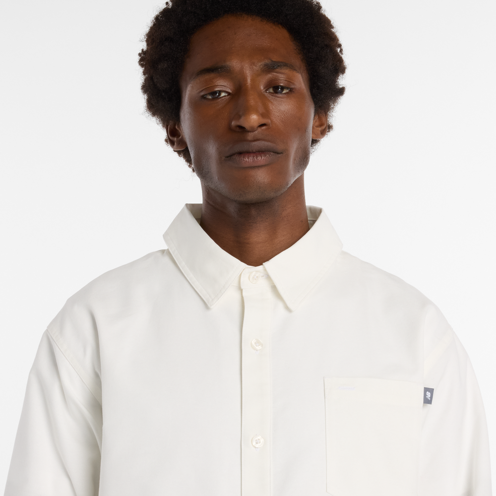 Pánská košile New Balance MT53523RFN – bílé