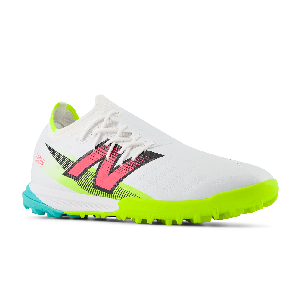 Pánské turfy New Balance FURON PRO TF V7+ SF1TH75 – bílé