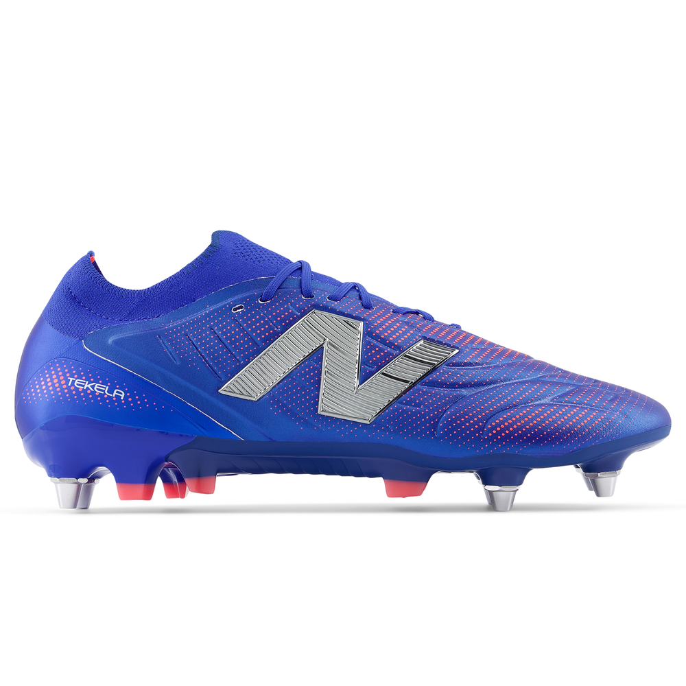 Pánské kopačky New Balance TEKELA ELITE SG V5 ST1SLMP5 – modré