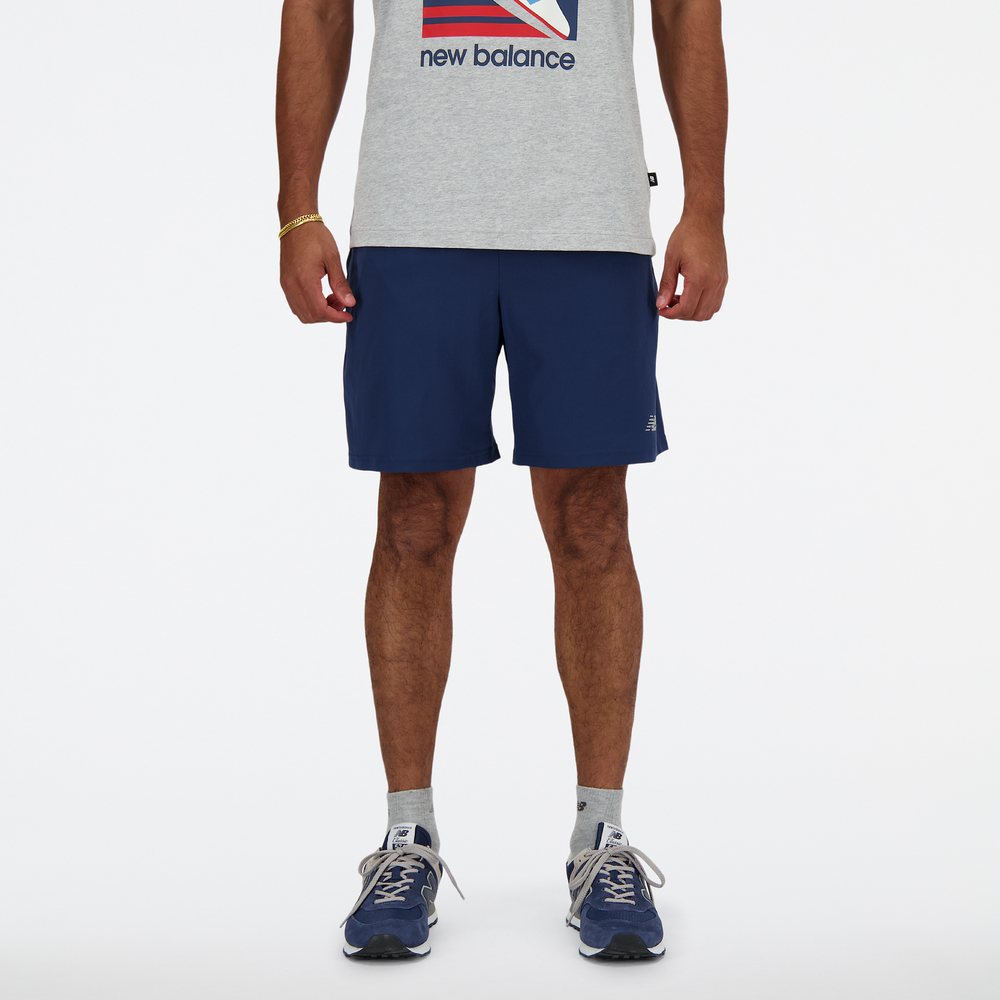 Pánské šortky New Balance MS41232NNY – tmavomodrá