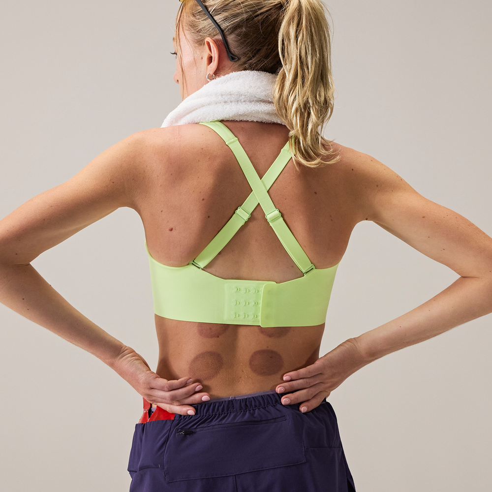 Sportovní podprsenka New Balance WB51052AFG – zelené