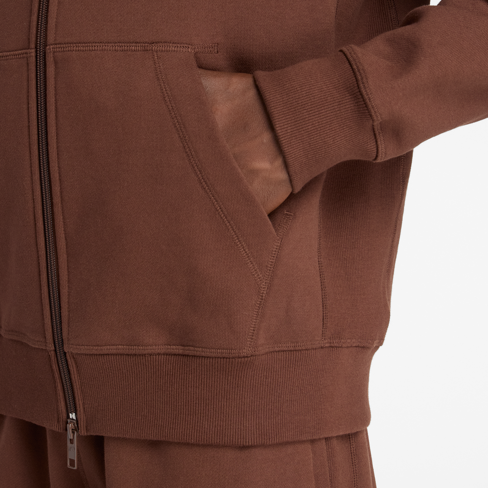 Pánská mikina New Balance MJ53506ABJ – hnědý